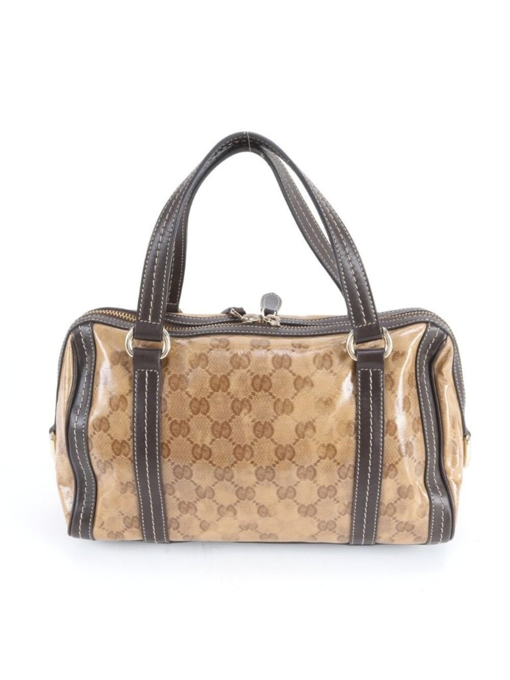★SOLD★ Gucci GG Crystal Duquessa Ribbon Motif Leather Tote Shoulder Hand Rnm - Picture 3 of 9